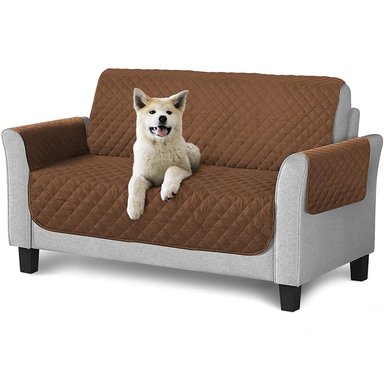 FUNDA COBERTOR PROTECTOR SOFÁ SILLÓN 3 CUERPOS CAFÉ - 2