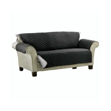 FUNDA COBERTOR PROTECTOR SOFA SILLON 3 CUERPOS NEGRO - 4