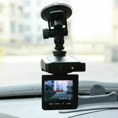 CÁMARA SEGURIDAD AUTOMÓVIL DVR NEGRO - 2