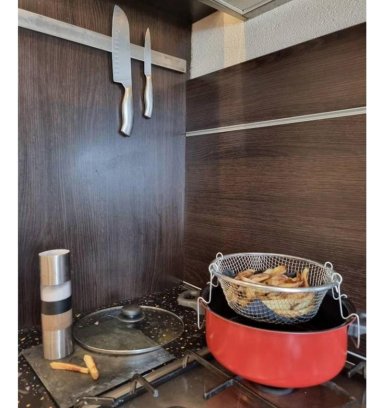 OLLA FREIDORA ANTIADHERENTE COCINA 3 PIEZAS - 6