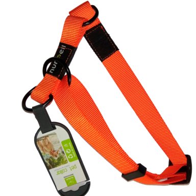 COLLAR GATO PERRO RESISTENTE AJUSTABLE NARANJO - 1
