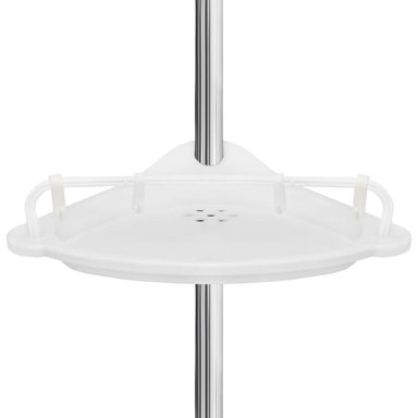 ESQUINERO IMPORTCLICK HOG.128 BLANCO ORGANIZADOR BAÑO DUCHA MULTIUSO 4 REPISAS AJUSTABLE - 2