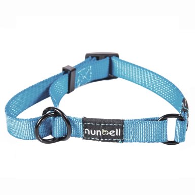COLLAR GATO PERRO RESISTENTE AJUSTABLE CELESTE - 2
