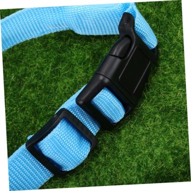 COLLAR GATO PERRO RESISTENTE AJUSTABLE CELESTE - 5