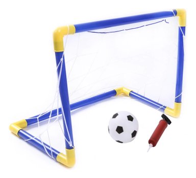 ARCO FUTBOL INFANTIL RED PELOTA E INFLADOR - 1