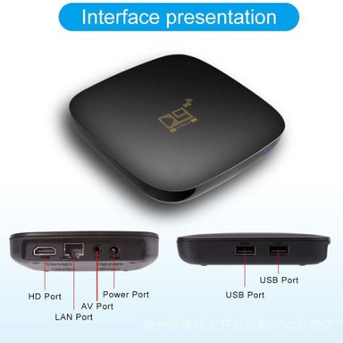 SMART TV BOX ANDROID 4K 8 GB CONTROL REMOTO - 6