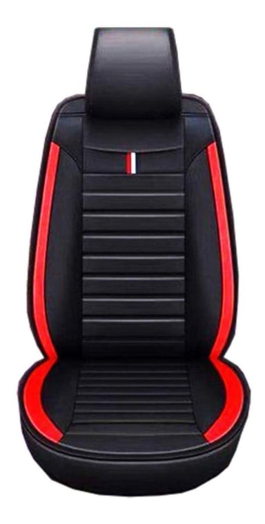 FUNDA ASIENTO AUTO IMPORTCLICK DELUXE ECO CUERO MILÁN ROJO - 1