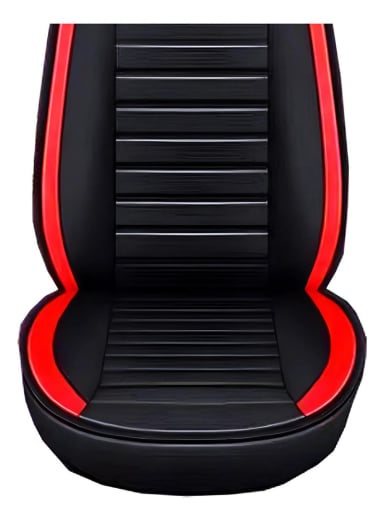 FUNDA ASIENTO AUTO IMPORTCLICK DELUXE ECO CUERO MILÁN ROJO - 3