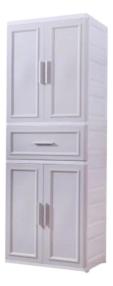CLÓSET IMPORTCLICK HOG.288 MADERA GRIS CLARO ORGANIZADOR CÓMODA HOGAR 3 NIVELES 159 X 58 X 40 CM - 1