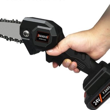 MINI MOTOSIERRA INALÁMBRICA PODA 6 PULGADAS + 2 BATERÍAS - 3