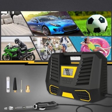 COMPRESOR AIRE IMPORTCLICK AUTO DIGITAL LINTERNA 12 V - 5