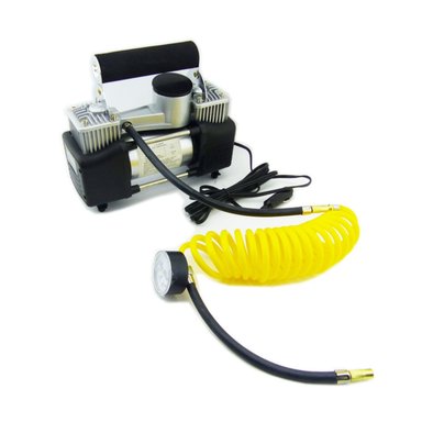 COMPRESOR AIRE IMPORTCLICK AUTO METÁLICO DOBLE CILINDRO RETRÁCTIL - 2