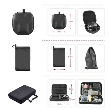 KIT IMPORTCLICK TEC.113 54 ACCESORIOS CÁMARA DEPORTIVA GOPRO ESTUCHE - 2