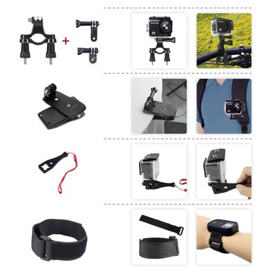 KIT IMPORTCLICK TEC.113 54 ACCESORIOS CÁMARA DEPORTIVA GOPRO ESTUCHE - 5