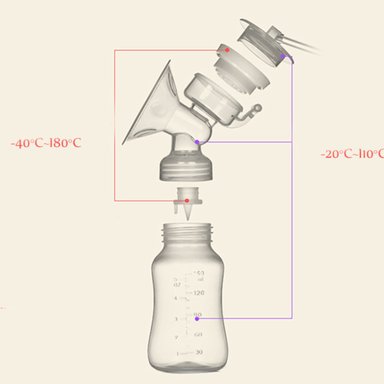 EXTRACTOR LECHE IMPORTCLICK SAL.37 TRANSPARENTE ELÉCTRICO DOBLE BOMBA USB - 5