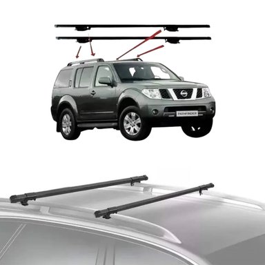 PARRILLA IMPORTCLICK AUTO BARRA PORTAEQUIPAJE UNIVERSAL TECHO 120 CM - 4
