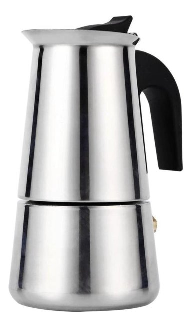 CAFETERA ITALIANA ACERO INOXIDABLE 6 TAZAS 300 ML - 2