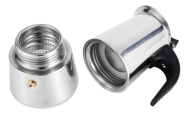CAFETERA ITALIANA ACERO INOXIDABLE 6 TAZAS 300 ML - 3