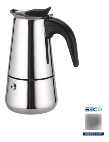 CAFETERA ITALIANA ACERO INOXIDABLE 6 TAZAS 300 ML - 7