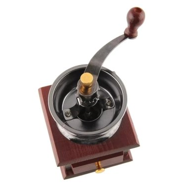MOLEDOR MANUAL MOLINILLO GRANOS CAFÉ SEMILLAS 16.5X9,5X9,5 CM - 4
