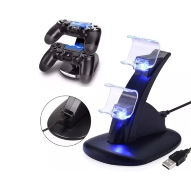 CARGADOR DOBLE ANDROID / IOS IMPORTCLICK JOYSTICK CONTROL PS4 DUALSHOCK - 3