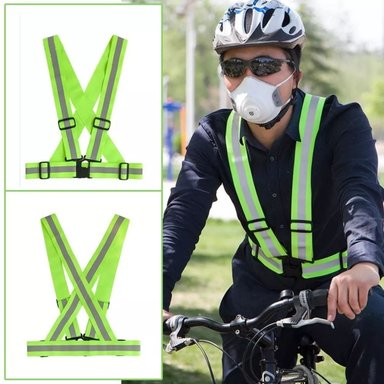 ARNÉS ELÁSTICO IMPORTCLICK DEP.101 ARO 12 REFLECTANTE AJUSTABLE RUNNING BICICLETA - 2