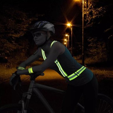 ARNÉS ELÁSTICO IMPORTCLICK DEP.101 ARO 12 REFLECTANTE AJUSTABLE RUNNING BICICLETA - 6