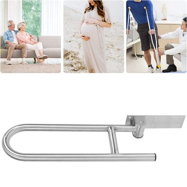 BARRA IMPORTCLICK HOG.449 SEGURIDAD DISCAPACITADOS ABATIBLE ACERO INOXIDABLE 60 CM - 4