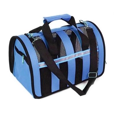 CANIL PERROS BOLSO TRANSPORTE IMPORTCLICK AZUL 34X24X23 CM - 1