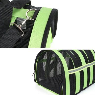 CANIL PERROS BOLSO TRANSPORTE IMPORTCLICK VERDE 34X24X23 CM - 2
