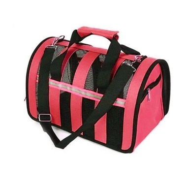 CANIL PERROS BOLSO TRANSPORTE IMPORTCLICK ROJO 34X24X23 CM - 2