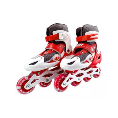 PATINES IMPORTCLICK ROLLER LÍNEA JUVENILES AJUSTABLE ROJO L - 1