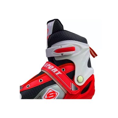 PATINES IMPORTCLICK ROLLER LÍNEA JUVENILES AJUSTABLE ROJO L - 3