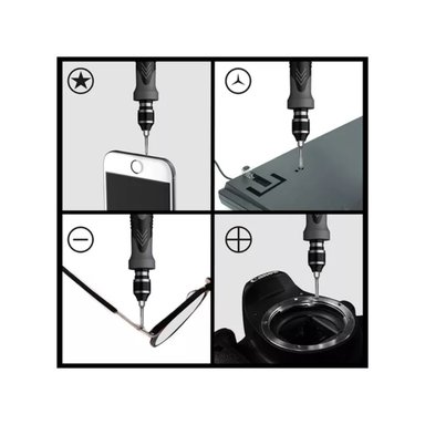 SET HERRAMIENTAS IMPORTCLICK DESTORNILLADOR HER.40 145 PIEZAS PRECISION - 5