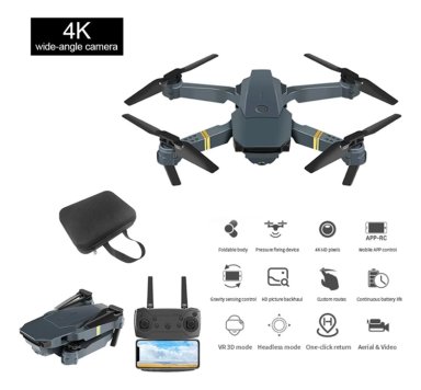 DRONE IMPORTCLICK TEC.199 PROFESIONAL CÁMARA 4K DUAL WIFI HD 6 MTS - 8
