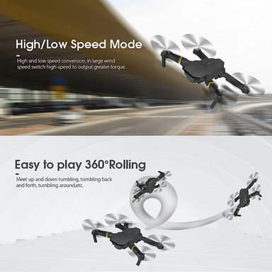 DRONE IMPORTCLICK TEC.198 PROFESIONAL CÁMARA 4K DUAL WIFI BLACK 6 MTS - 8