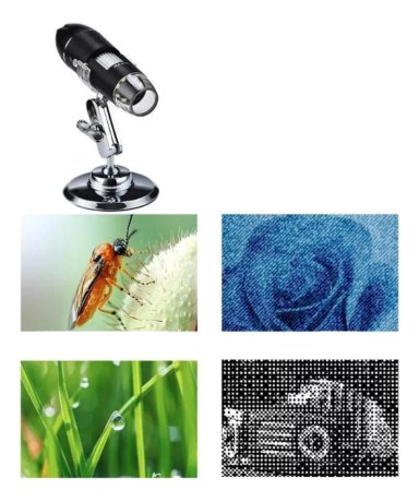 MICROSCOPIO IMPORTCLICK DIGITAL USB 1600X CÁMARA 8 LEDS PC - 5