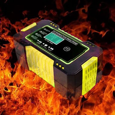 CARGADOR BATERÍA IMPORTCLICK AUTOMÓVIL 6 AMPERIOS MONITOR CARGA INTELIGENTE 12 V AMARILLO - 6
