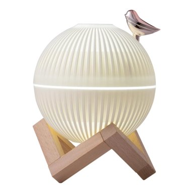 DIFUSOR HUMIDIFICADOR AROMAS IMPORTCLICK HOG.819 LUZ LED DISEÑO ALONDRA USB 330 ML - 1