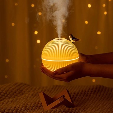 DIFUSOR HUMIDIFICADOR AROMAS IMPORTCLICK HOG.819 LUZ LED DISEÑO ALONDRA USB 330 ML - 3