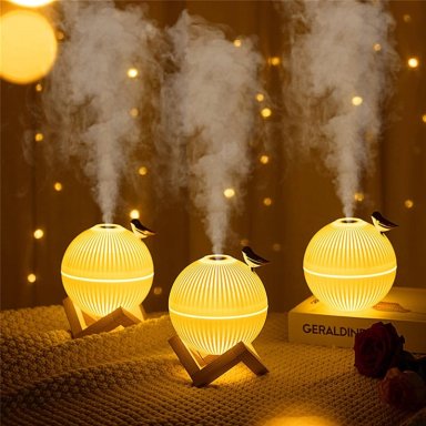 DIFUSOR HUMIDIFICADOR AROMAS IMPORTCLICK HOG.819 LUZ LED DISEÑO ALONDRA USB 330 ML - 4