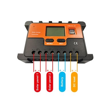 CONTROLADOR IMPORTCLICK CARGA SOLAR REGULADOR PANTALLA LCD ES 12 V24 V10A TEC.306 - 4