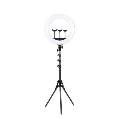 ARO LUZ IMPORTCLICK TEC.296 33CM PROFESIONAL GIGANTE 45 CM 3 SOPORTES TRÍPODE 2.10 - 2
