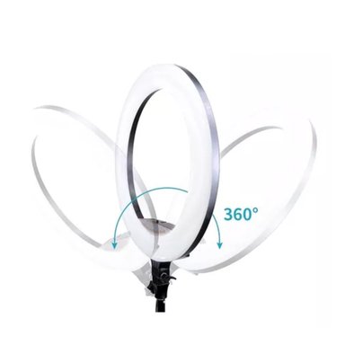 ARO LUZ IMPORTCLICK TEC.296 33CM PROFESIONAL GIGANTE 45 CM 3 SOPORTES TRÍPODE 2.10 - 3