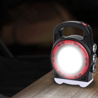 LINTERNA IMPORTCLICK HOG.831 LUZ SOLAR EXTERIORES CAMPING CARGA USB - 4