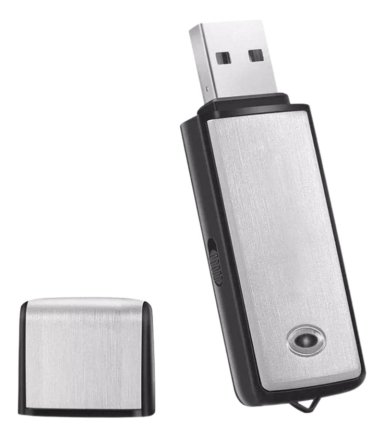 MINI GRABADORA VOZ ESPÍA IMPORTCLICK TEC.183 CON MICRÓFONO 4 HORAS USB 16GB - 1