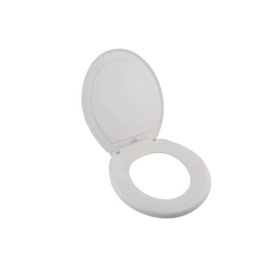 TAPA IMPORTCLICK BAÑO WC ASIENTO INODORO REDONDO UNIVERSAL 42X39X4 CM HOG.547 BLANCO - 3
