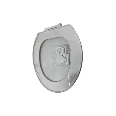 TAPA IMPORTCLICK BAÑO WC ASIENTO INODORO REDONDO UNIVERSAL 42X39X4 CM HOG.547 BLANCO - 4