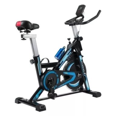BICICLETA ESTÁTICA IMPORTCLICK DEP.106 SPINNING PROFESIONAL AZUL - 2