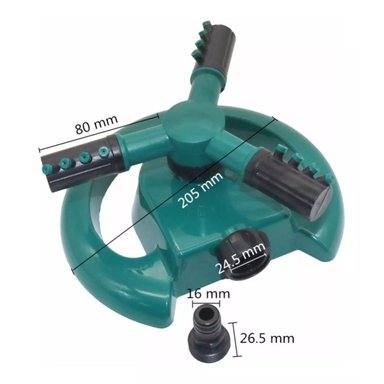 ASPERSOR IMPORTCLICK HOG.455 AGUA JARDÍN GIRATORIO 360° AUTOMÁTICO - 9